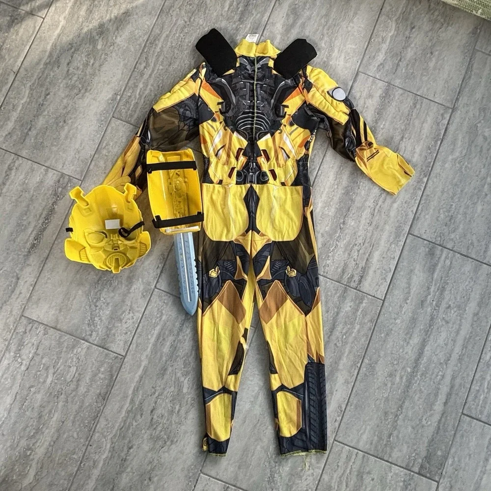 Transformers Rise of the Beasts Kid's Bumblebee‎ Costume Size Medium 8